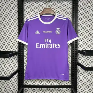 Real Madrid Retrô 16-17 · 2º Uniforme · Masculino