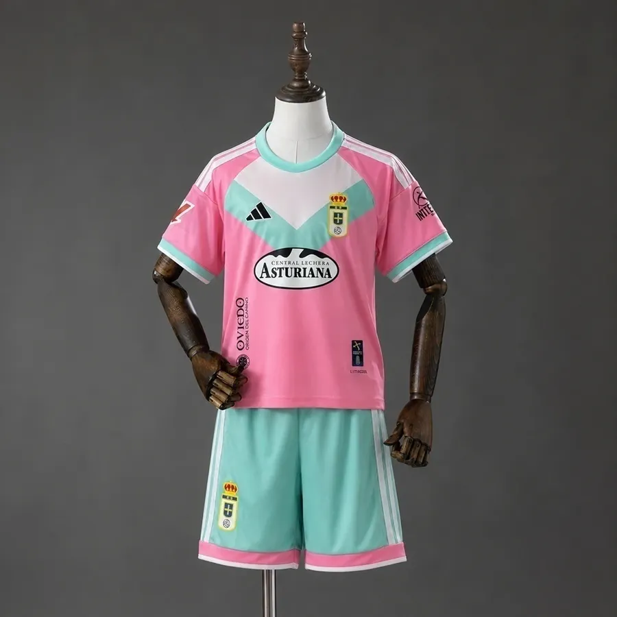 Real Oviedo 2º Uniforme Kit Infantil · 26/27 · Infantil