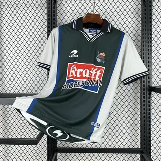 Real Sociedad Retrô 00-02 · 2º Uniforme · Masculino