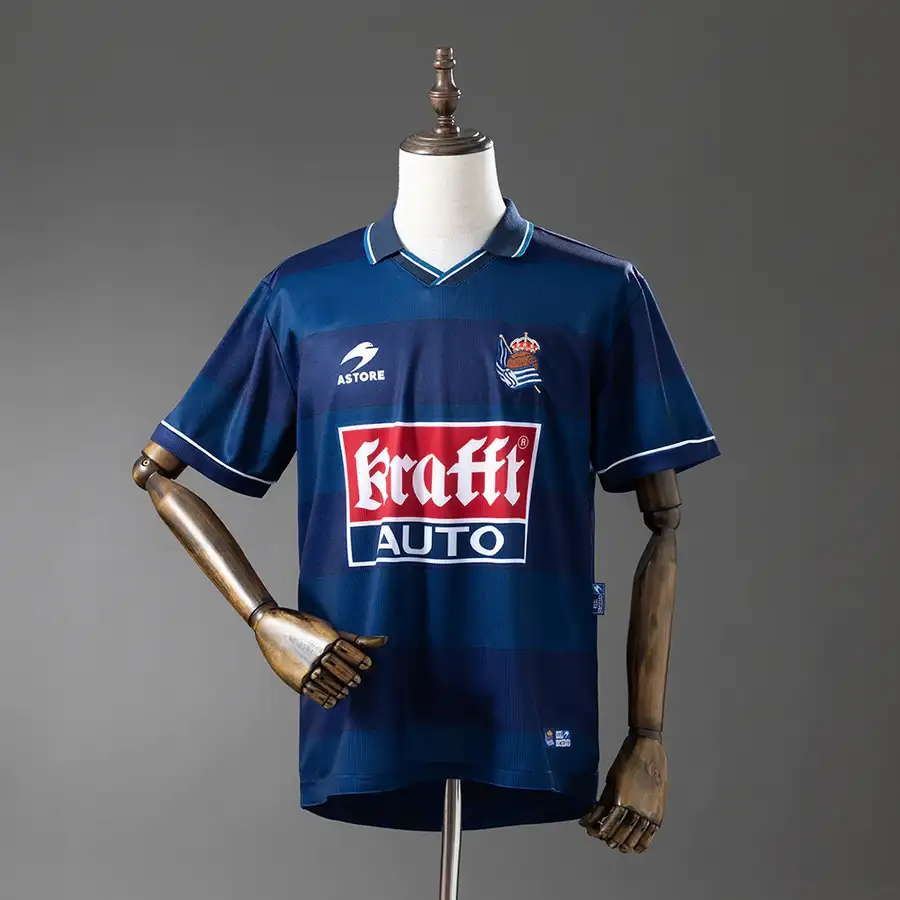 Real Sociedad Retrô 99-00 · 2º Uniforme · Masculino