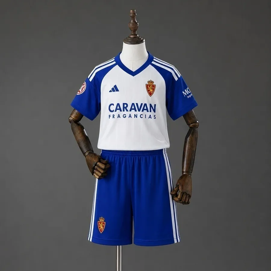 Real Zaragoza 1º Uniforme Kit Infantil · 26/27 · Infantil
