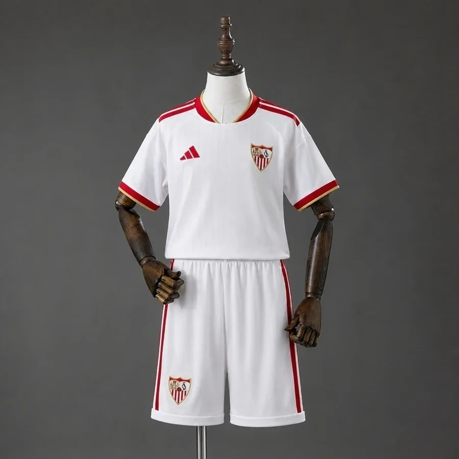 Sevilla 1º Uniforme Kit Infantil · 26/27 · Infantil