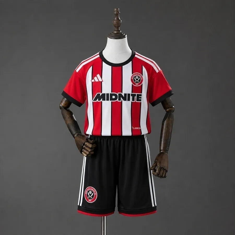 Sheffield United 1º Uniforme Kit Infantil · 26/27 · Infantil
