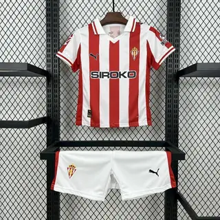 Sporting Gijón 1º Uniforme Kit Infantil · 25/26 · Infantil