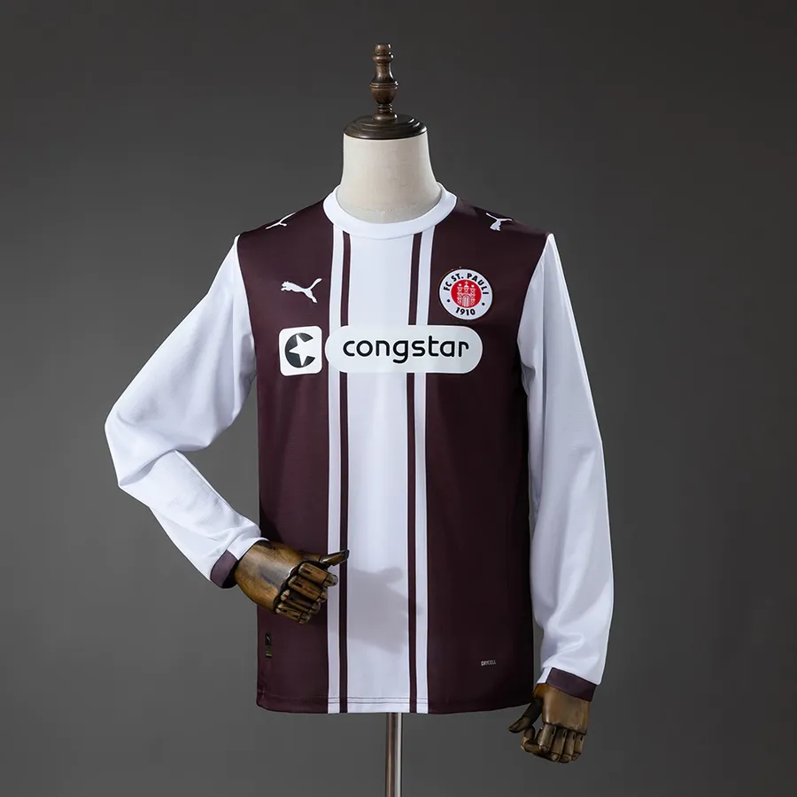 St. Pauli 1º Uniforme Versão Torcedor · Edição Especial · Manga Longa · 26/27 · Masculino