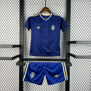 Suécia 2º Uniforme Kit Infantil · 26/27 · Infantil
