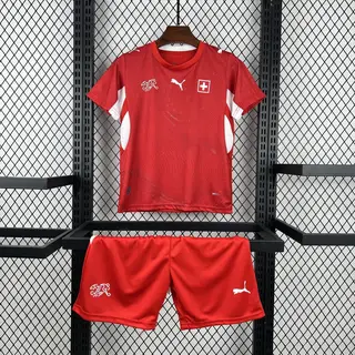 Suíça 1º Uniforme Kit Infantil · 26/27 · Infantil