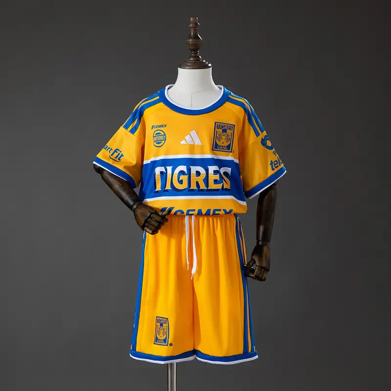 Tigres UANL 1º Uniforme Kit Infantil · 26/27 · Infantil