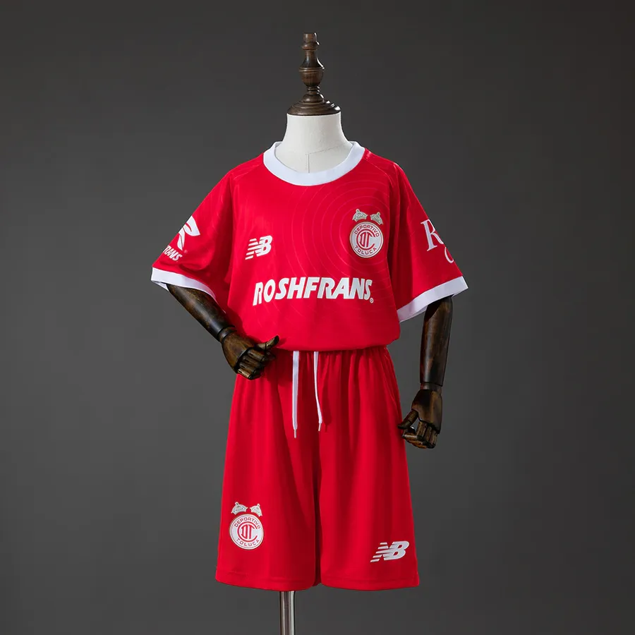 Toluca 1º Uniforme Kit Infantil · 26/27 · Infantil