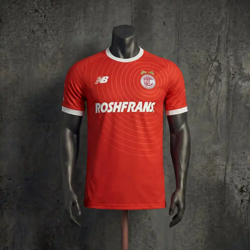 Toluca 1º Uniforme Versão Jogador · 26/27 · Masculino