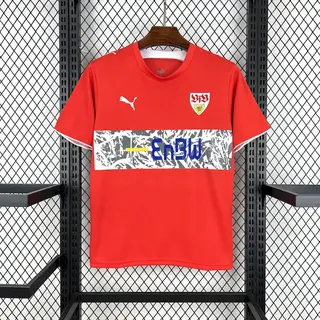 VfB Stuttgart Retrô 06-07 · 2º Uniforme · Masculino