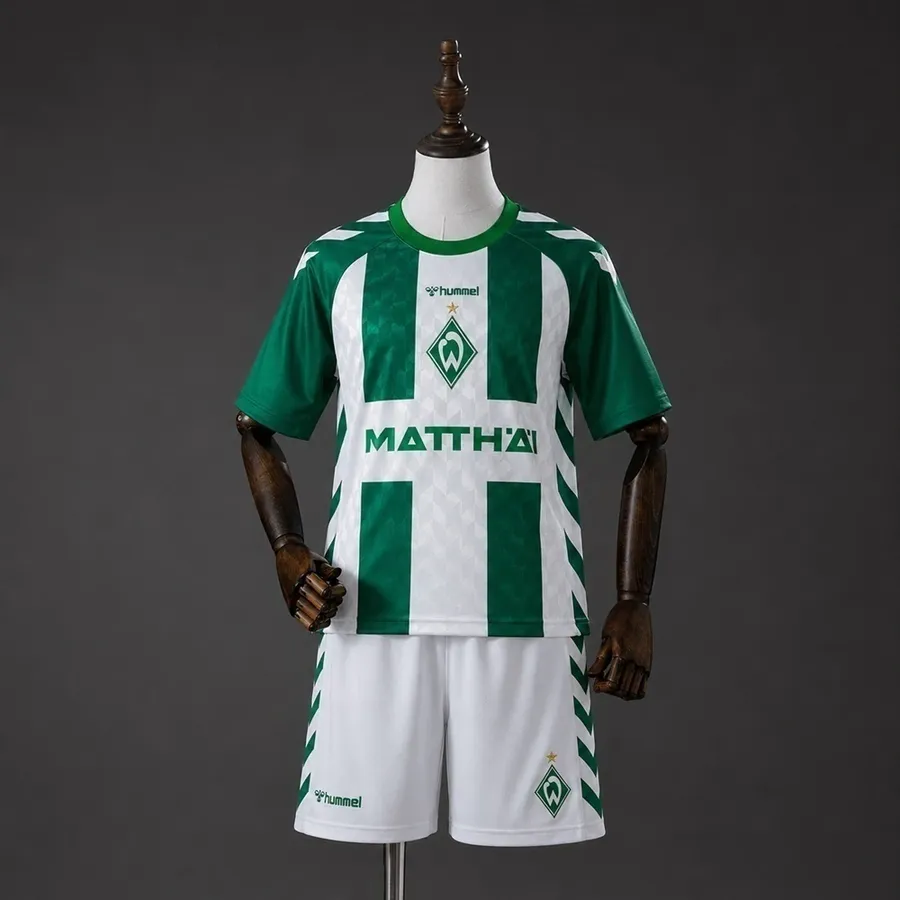 Werder Bremen 1º Uniforme Kit Infantil · 26/27 · Infantil