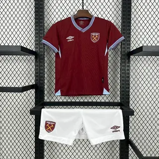West Ham United 1º Uniforme Kit Infantil · 25/26 · Infantil