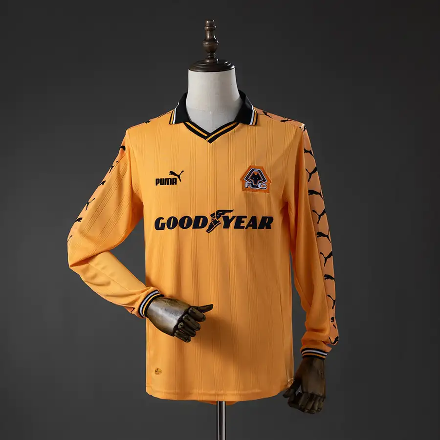Wolverhampton Retrô 1998 · Manga Longa · Masculino