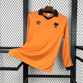 Wolverhampton Retrô 80-81 · Manga Longa · Masculino